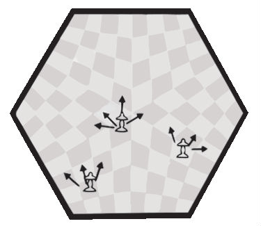 3 Way Chess - Pawn Piece Movement