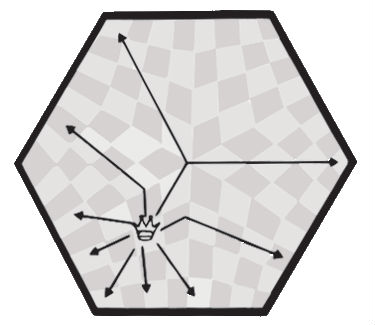 3 Way Chess - Queen Piece Movement