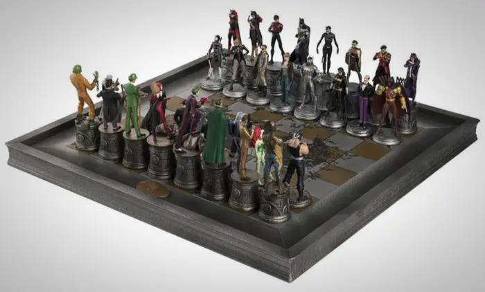 The 32 Piece Batman Chess Set