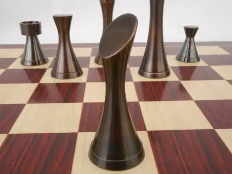 Chess Baron Metal Chess Set