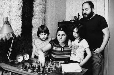 László Polgár and his daughters - Susan Sophia & Judit