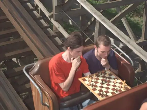 Chess Game On A Roller Coaster Ride