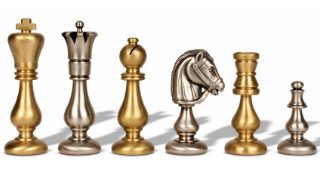Classic Oriental Brass Chess Set