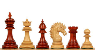 Cyrus Staunton Chess Set in Ebony & Boxwood - 4.4" King