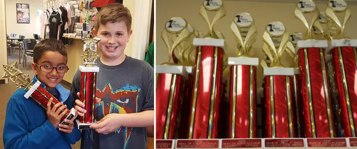 Dean of Chess Academy Trophies and Winners