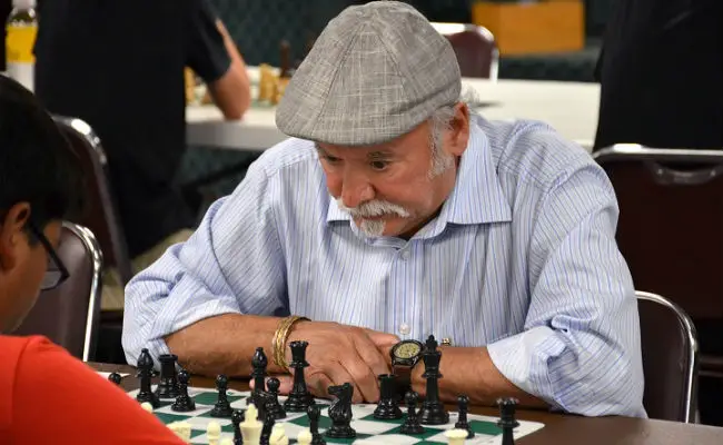 A chess game from the July Blitz tournament at the Denver Chess Club