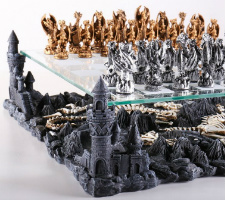 The 3D Dragon Themed Chess Set