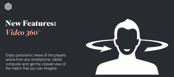 The ability to stream the match in 3D so that players could watch the full event as a 360 degree, panoramic video.