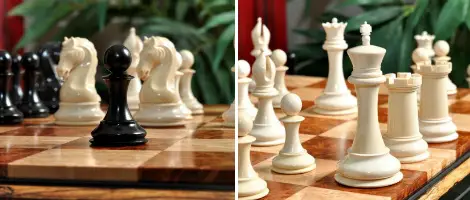 Antique pre-ban hand carved ivory chess set chinese Antique pre-ban hand carved ivory chess set chinese