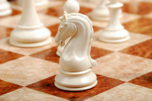 The Mammoth Ivory Collector Series Luxury - Knight Chess Piece