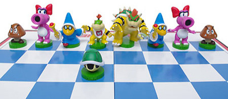The Super Mario Bros Chess Set