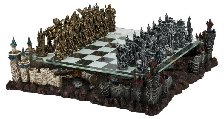 Chess Set Board 15x15'' Figurines Up to 3'' Made in Russia Wooden Classic Chess 