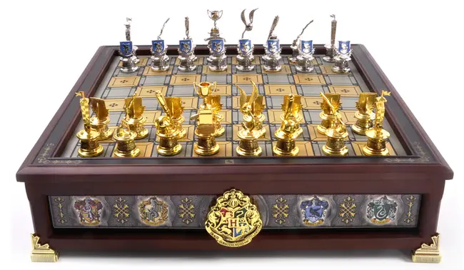 Hogwarts House Quidditch Chess Set by Noble Collection