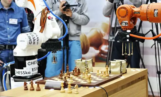 Robots Playing Chess