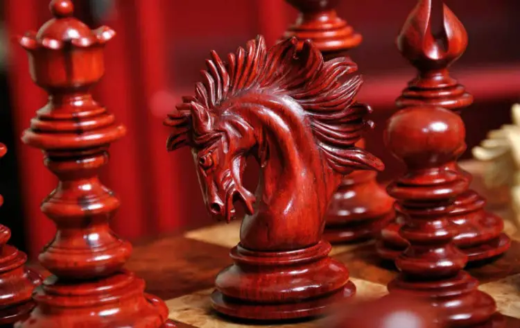 The Savano Series Artisan Wood Chess Pieces - 4.4" King
