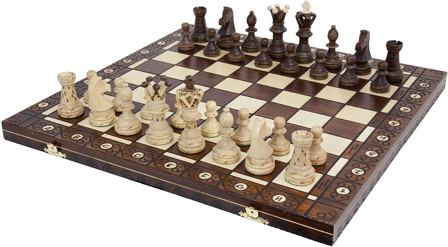 Wegiel Handmade European Ambassador Chess Set