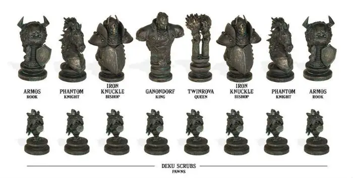 legend of zelda chess set