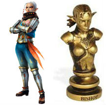 The Legend of Zelda Chess Set - Bishop Chess Piece - Impa